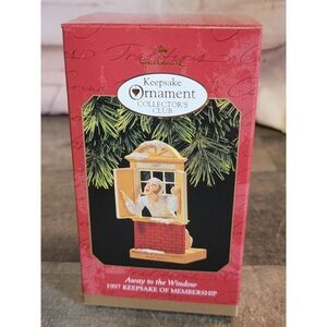 Hallmark 1997 away to the window ornament Xmas decor
